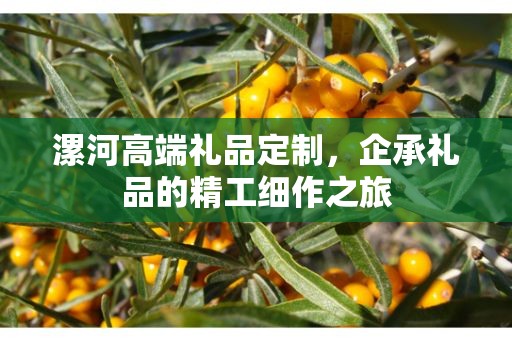漯河高端礼品定制，企承礼品的精工细作之旅